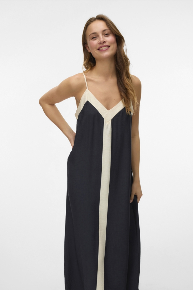 VMDENISE SINGLET ANKLE DRESS WVN BT 10329793 Black/Birch